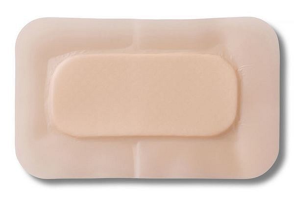 Aquacel Foam, skumbandage med hydrofiber/silikone border, steril, 10 cm x 25 cm
