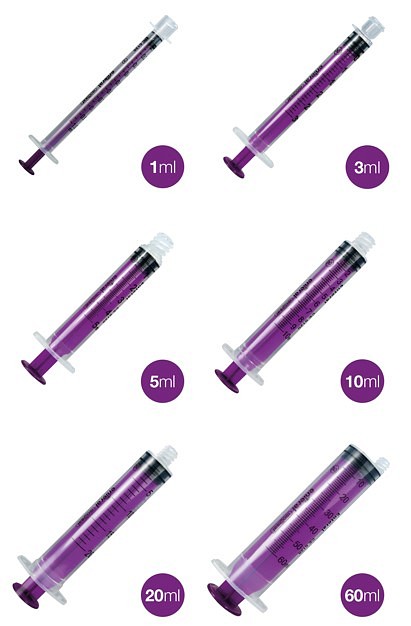 Enteral spruta ENFit, LDT, engångs 5 ml, 100 stycken