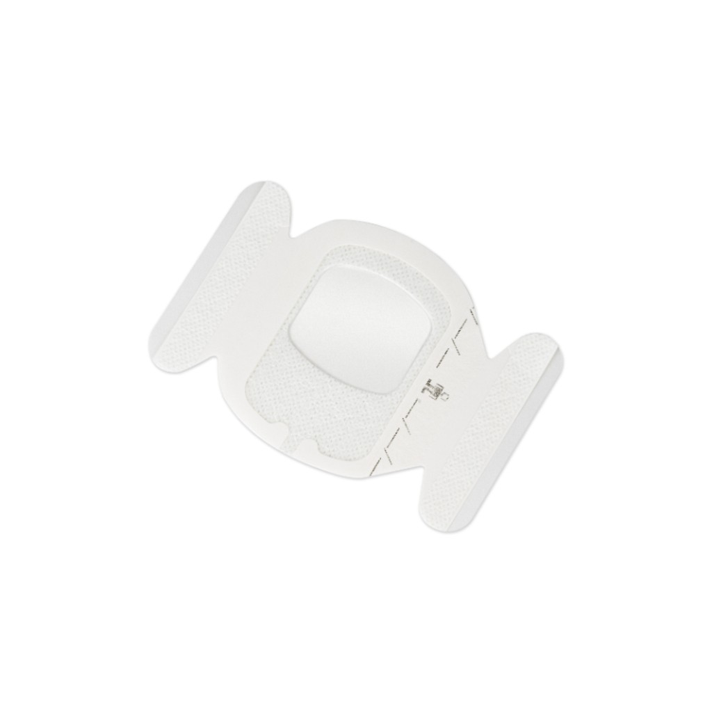 Kliniderm film I.V Nonwoven 7,5X8,9cm med slits steril