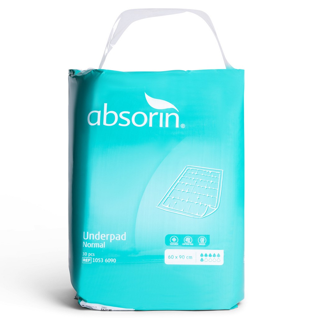 Absorin comfort -vuodesuoja normal/päivä 60 x 90 cm