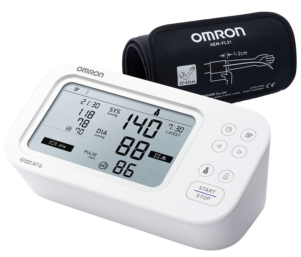 Omron, M6 Comfort AFib digital blodtryksmåler, armomkreds 22-42 cm
