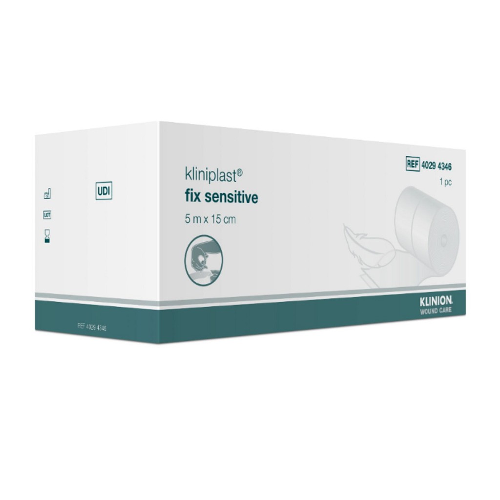 Fixeringshäfta silikon Kliniplast Fix Sensitive 15cmx5m