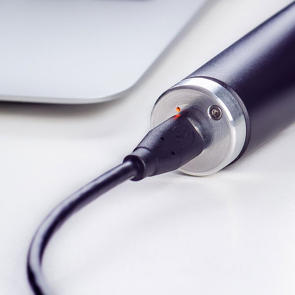 Luxamed LuxaScope otoskop Auris LED 3,7 V, genopladelig, incl. USB-lader, sort