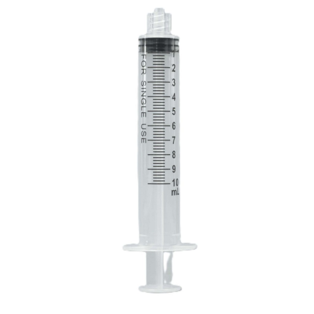 Klinion sprøyte, Luer Lock, 10 ml, 0,01 ml gradering, uten lateks- DEPH-, BPA- og PVC