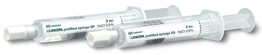 Klinion forfyldt sprøjte, NaCl,0,9% XS steril, 3 ml