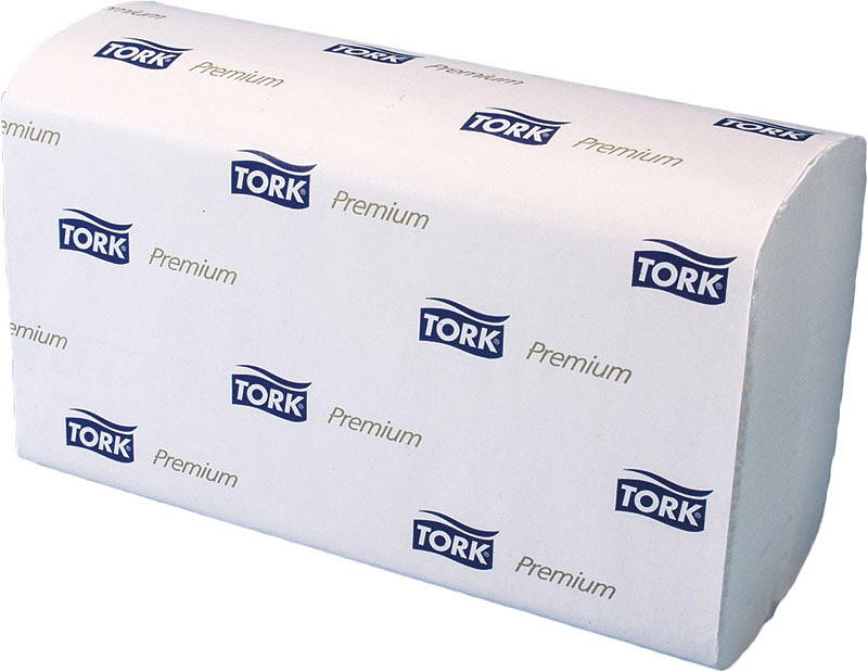Pappershandduk Tork XP Prem 21x26cm H2 2-lag multifold mjuk Ecolabel