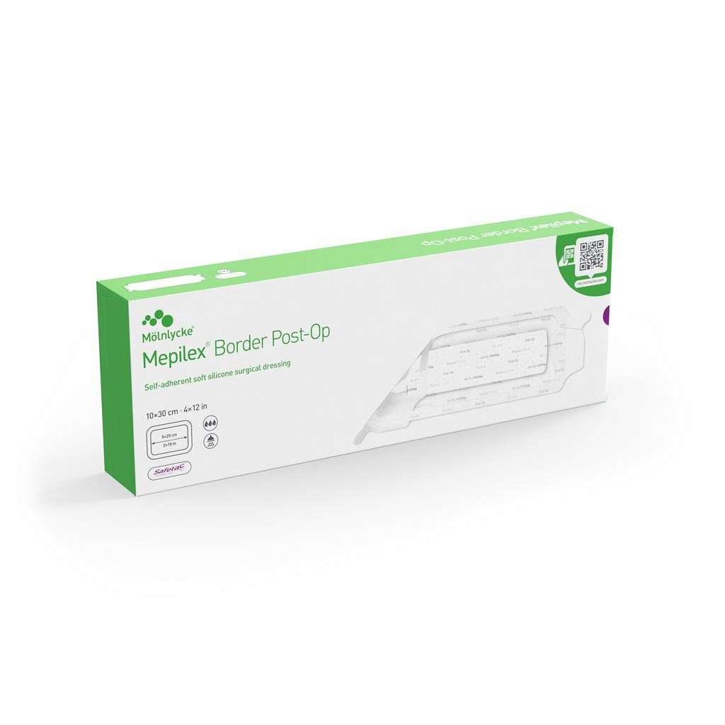 Mepilex Border Post-Op all-in-one sidos 10 x 30 cm