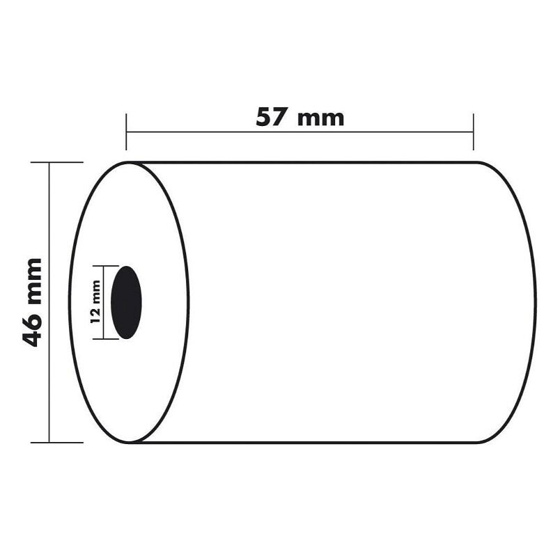 Thermorulle bisf.fri 57x46x12mm 24m