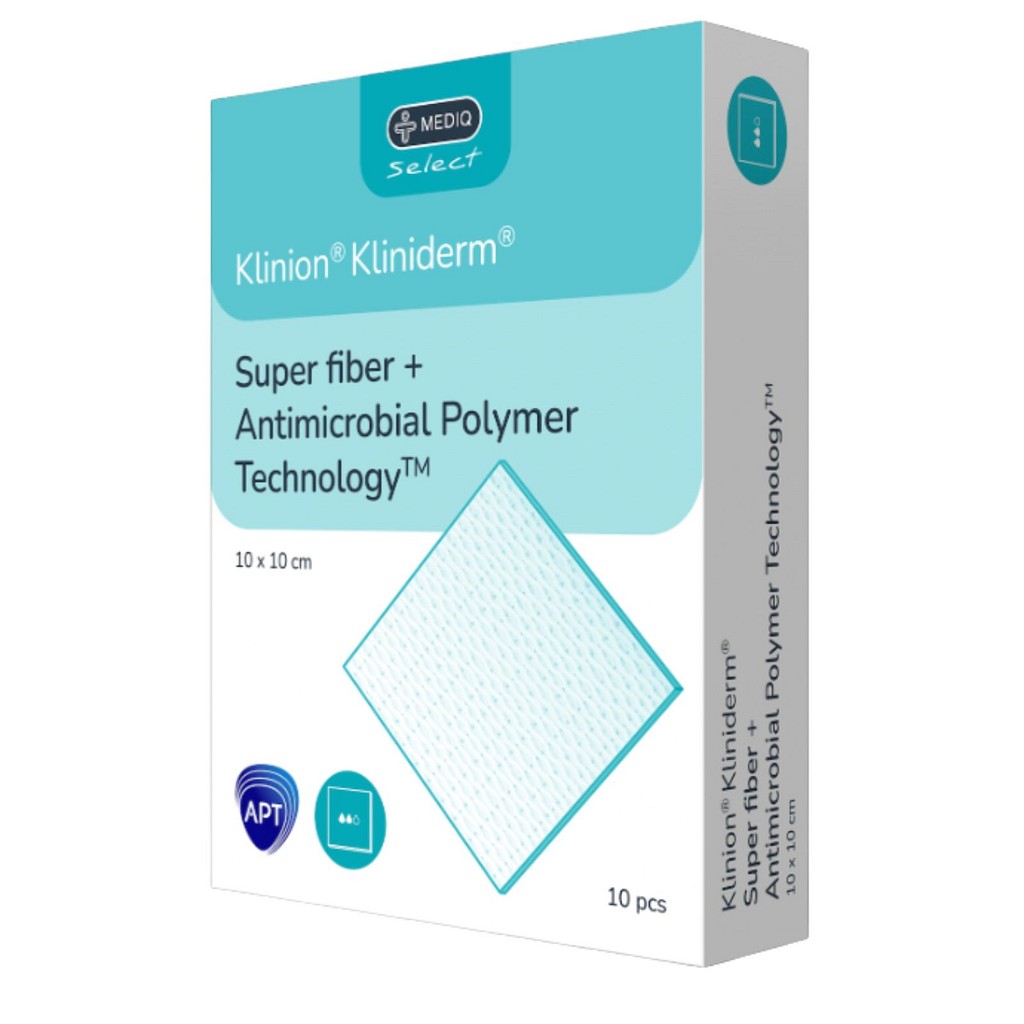 Kliniderm Super Fiber + APT, steril, 10 cm x 10 cm
