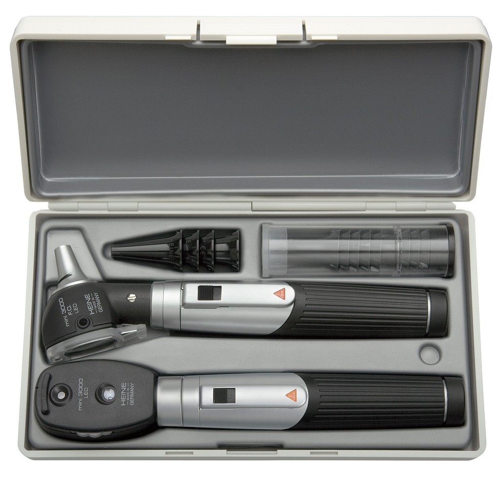 HEINE mini 3000, Diagnostiksæt 2,5V, LED, komplet