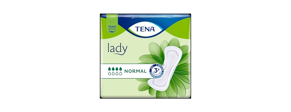 Inko skydd TENA Lady Normal Discreete. 27x11cm ABS ISO 306ml