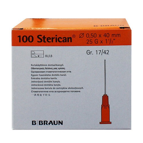 Sterican neula 25 G 0,5 x 40 mm