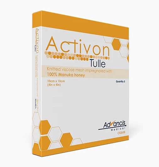 Honungskompress Activon Tulle 10x10cm Steril