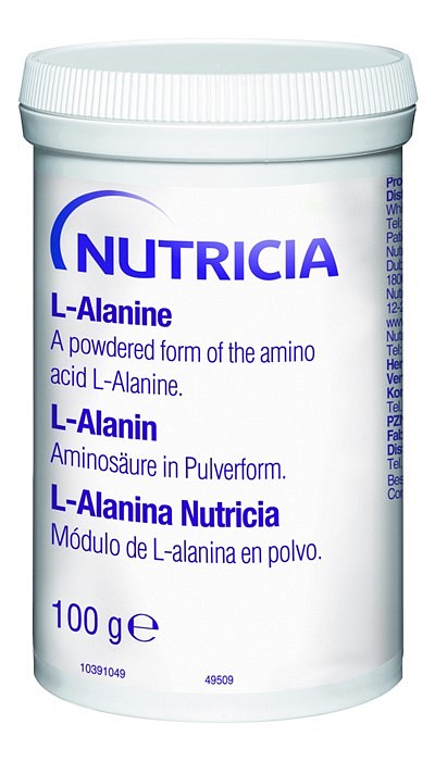 L-Alanin, Frie aminosyre, pulver, 100 g