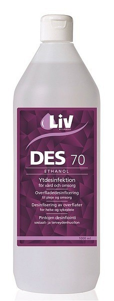 Desinfeksjonsmiddel 75%, overflate, flytende 1000ml