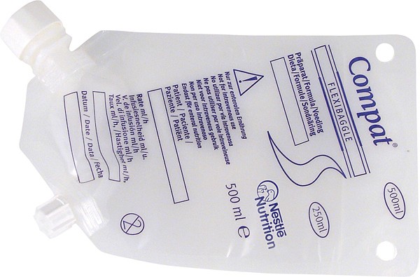 Ernæringssett Compat Flexi Baggle vannpose 500ml