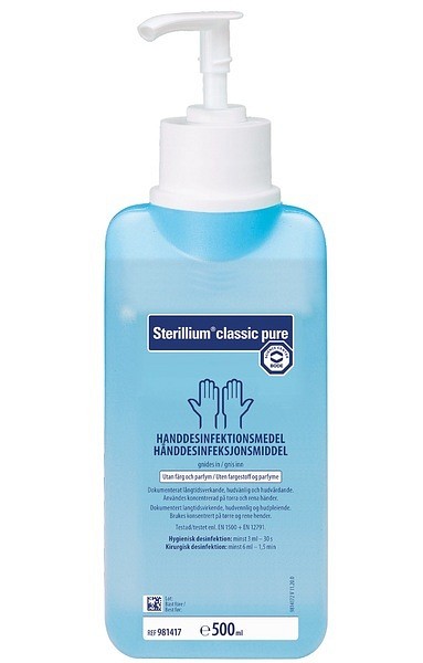 Hånddesinfeksjon Sterillium classic pure m/p 500ml