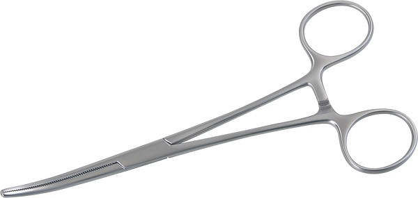Arterieklemme avdeling bøyd 16cm