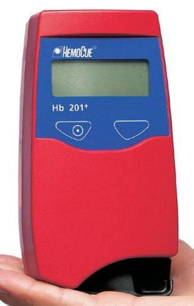 Hemocue instrument hb 201+ låst uten minnefunksjon