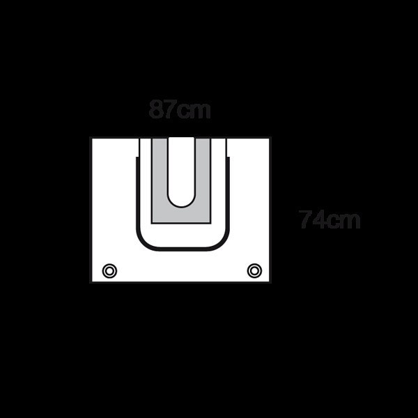 Oppdekning Steri-Drape 1067 U-duk m/pose