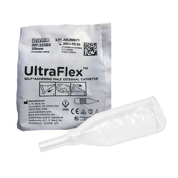 Uridom silikon Ultraflex selvklebende 25mm S