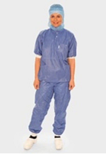 Bekledning Clean Air Suit bukse blå mansjett L