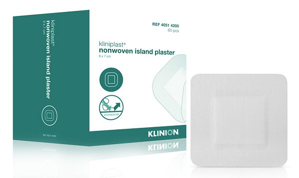 Bandasje Kliniplast nw m/pad vanntett 6x7cm