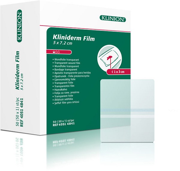 Bandasje transparent Kliniderm Film 5x7,2cm