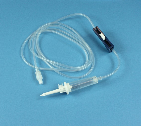 Mediplast infusjonsenhet, luftet, 180 cm. Steril, PVC-fri