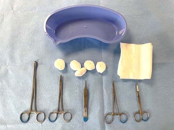 Sutursett m/Instrumenter