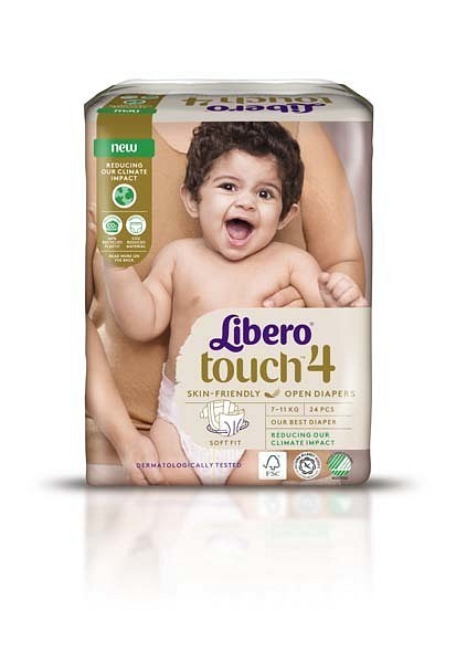 Bleie barn Libero Touch 4 Open 7-11kg 24pk