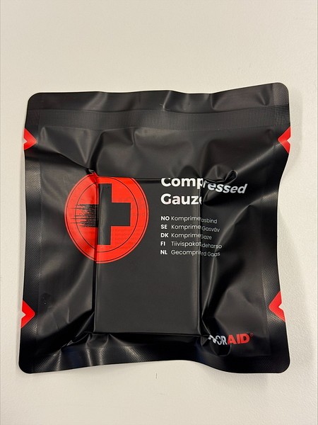 NorAid Komprimert Gasbind - Z-foldet