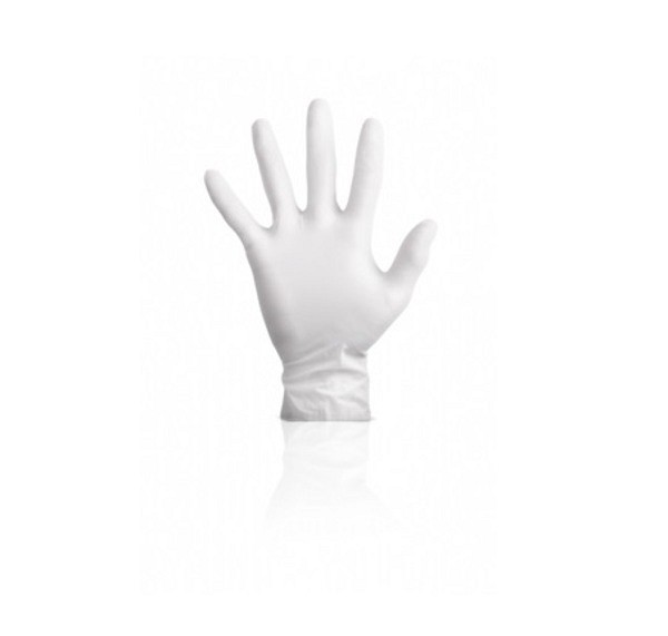 Hanske nitril Klinion Ultra Comfort kort S hvit