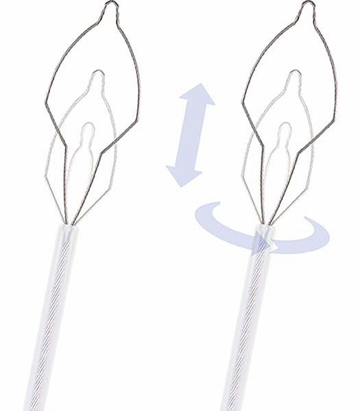 Polyppslynge, rotatable, ø0,25, 10mm, 230cm