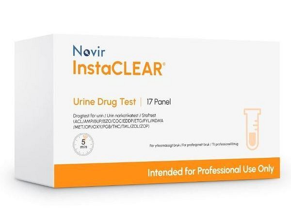 InstaCLEAR Multi 17-panel rusmiddeltest(urin). 25-pack