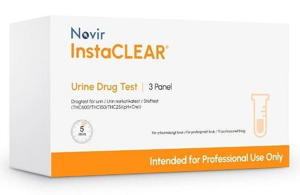InstaCLEAR Multi 3-panel THC rusmiddeltest (urin). 25-pack