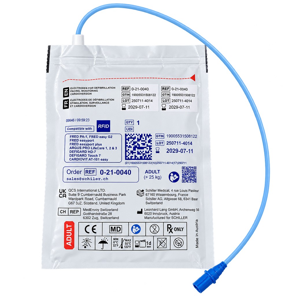 Elektrode voksen FRED PA-1 AED