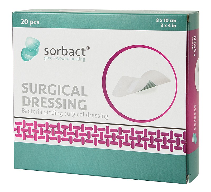 Bandasje post-op Sorbact 98141 8x10cm