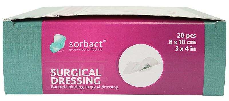 Bandasje post-op Sorbact 98141 8x10cm