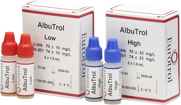 Hemocue Albutrol kontroll high 2x1ml