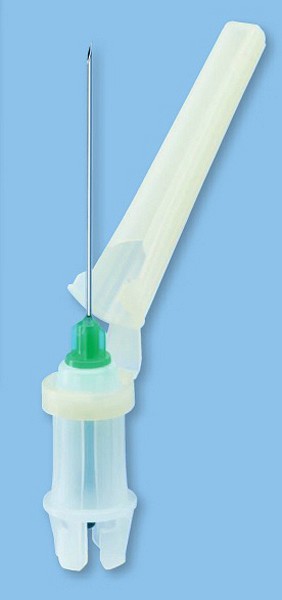 Kanyle Safety 21G 0,8mm + kanyleholder grønn