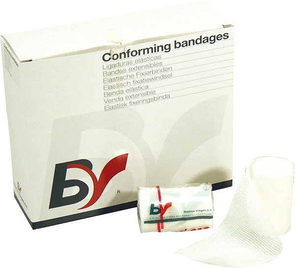 Gasbind elastisk BV 8cmx4m