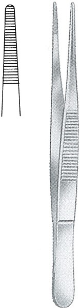 Pinsett anatomisk 13cm
