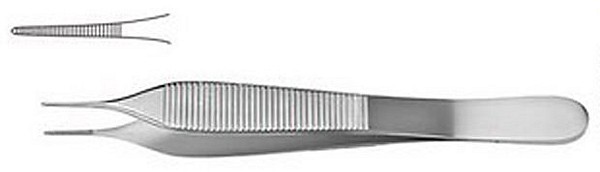 Pinsett Adson anatomisk 12cm riflet