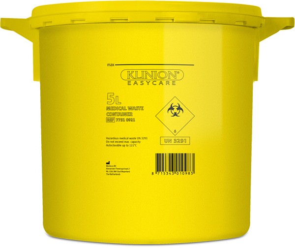 Kanylebøtte Klinion Easycare 5,0l