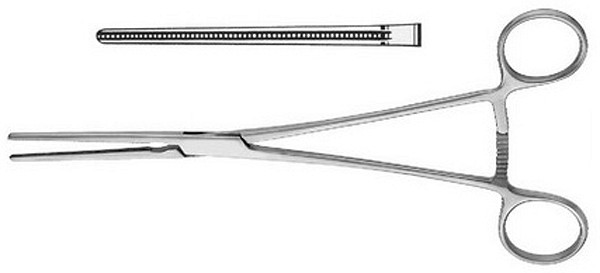 Arterieklemme anatomisk Debakey 22,5cm