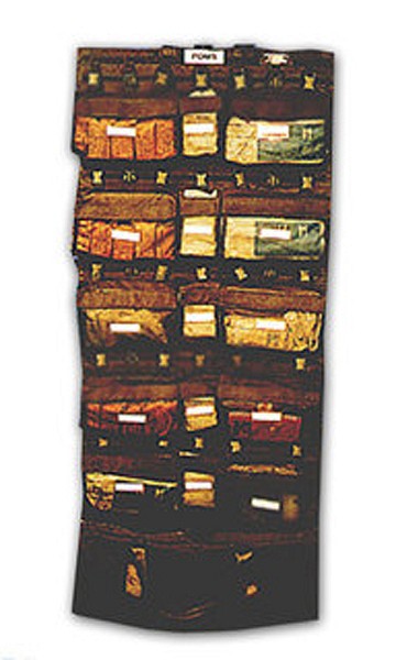 Førstehjelp rulleveske POMS 1/4 sort 78x32x32cm