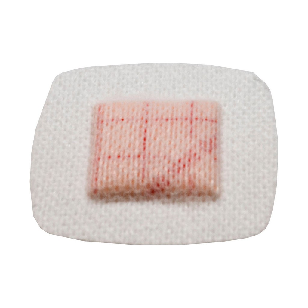 Bandasje skum PolyMem nw m/fikser 2,5x2,5cm hvit