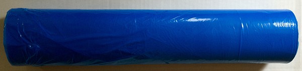 Sengeplast m/blå plastfilm 90x150cm 15my 125stk