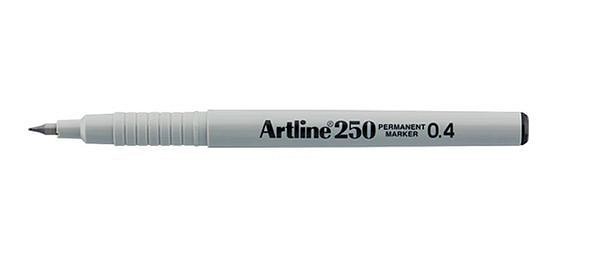 Tusj Artline 250 for merking vannfast 0,4mm sort